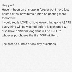 Would love to sell everything ASAP